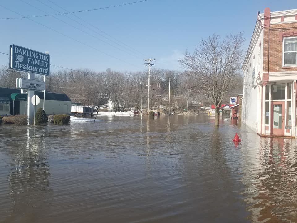 Flooding in Darlington